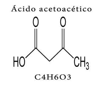 Acetoacetic acid formula and chemical structure