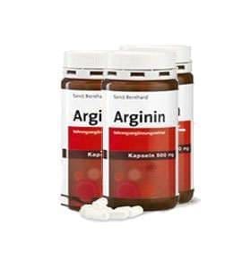 Arginine capsules 500 mg