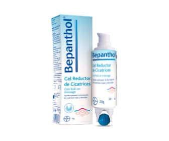 Bepanthol for removing scars
