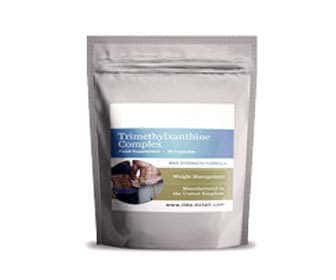 Supplement with powdered caffeine