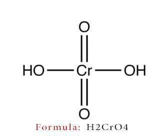 Chromic Acid, commercial rormula, uses, applications, and characteristics Formic acid formula and chemical structure
