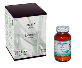Inulin and FOS prebiotics