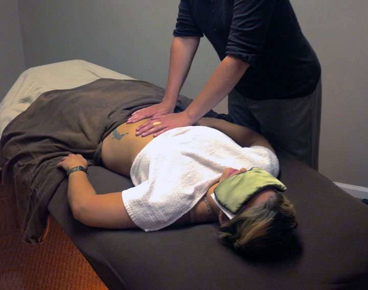 Lymphatic drainage for the abdomen