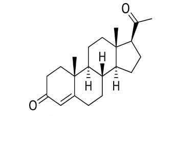 Progesterone chemical structure