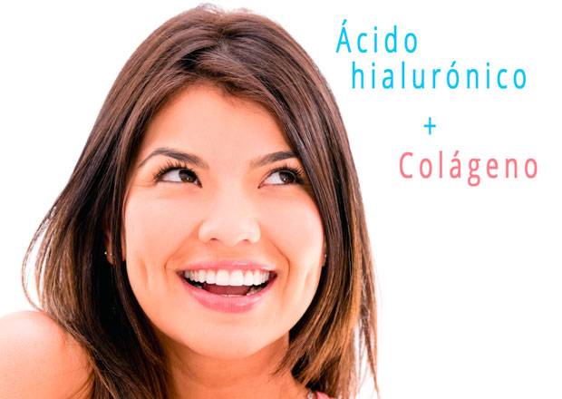 Ácido hialurónico y colágeno