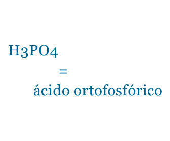 acido ortofosfórico