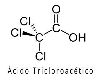 acido tricloroacetico estrucura química y nombres comerciales
