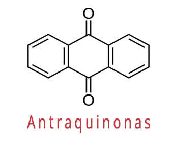 Usos y estructura química de antraquinona, 9,10-antraceno