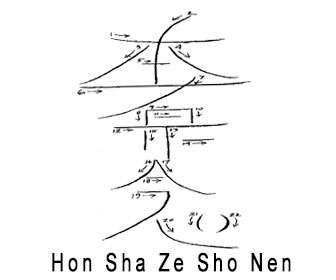 Hon Sha Ze Sho Nen símbolo